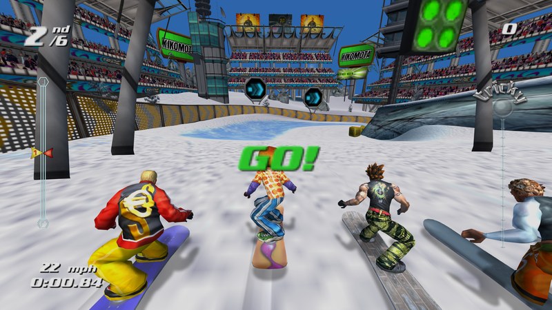 The start of a race on Garibaldi
